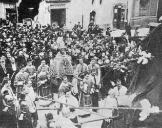 Saint January Day in Naples, Italy